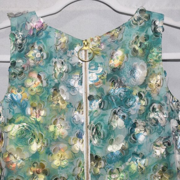 Zoe Ltd 3D Floral Applique Fairy Girls Party Dress 12 14 - Picture 8 of 12